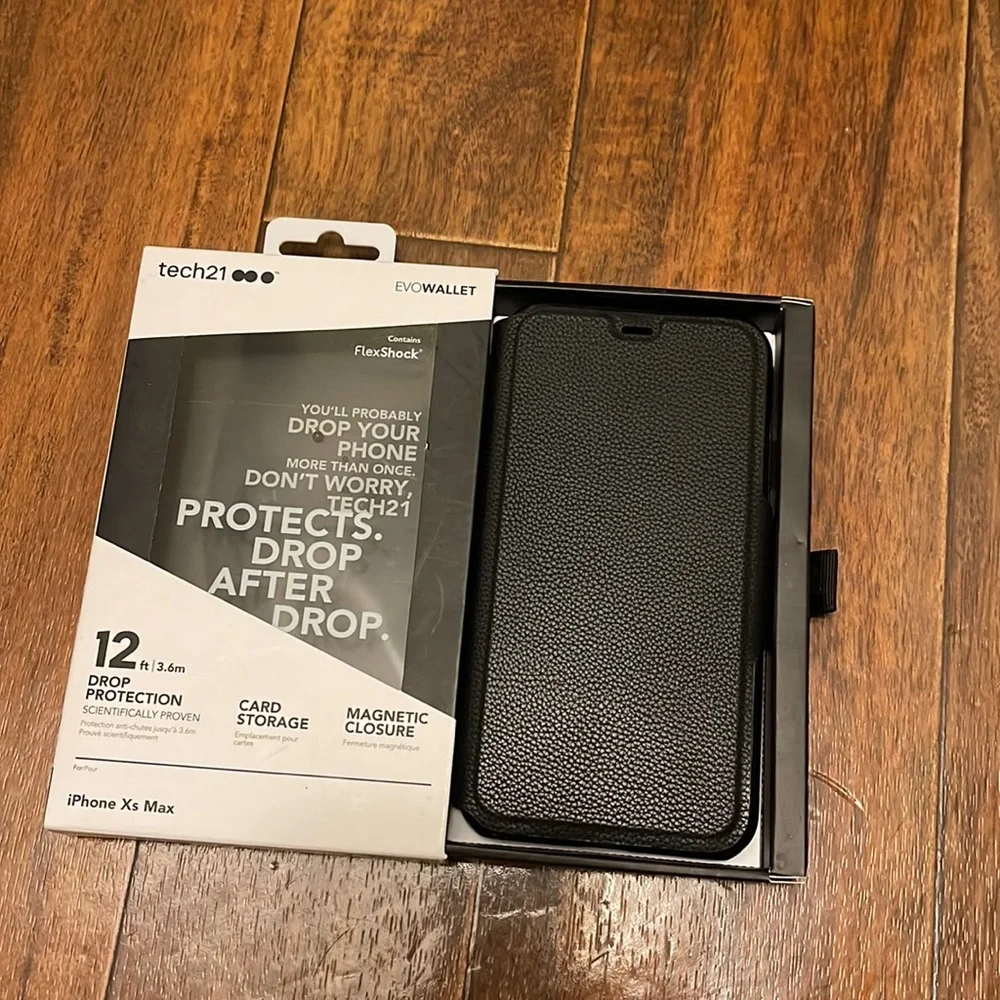 tech21 Protective Evo Wallet Card Storage Magnetic Close Case iPhone XS …